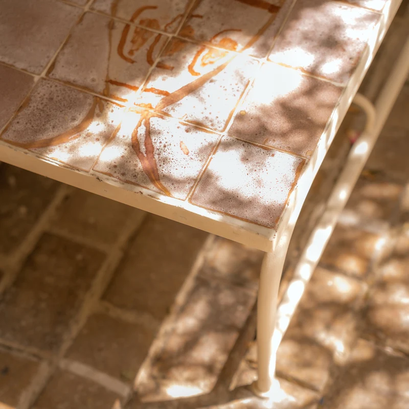 Table basse céramique Dolores - Dessin Amphores