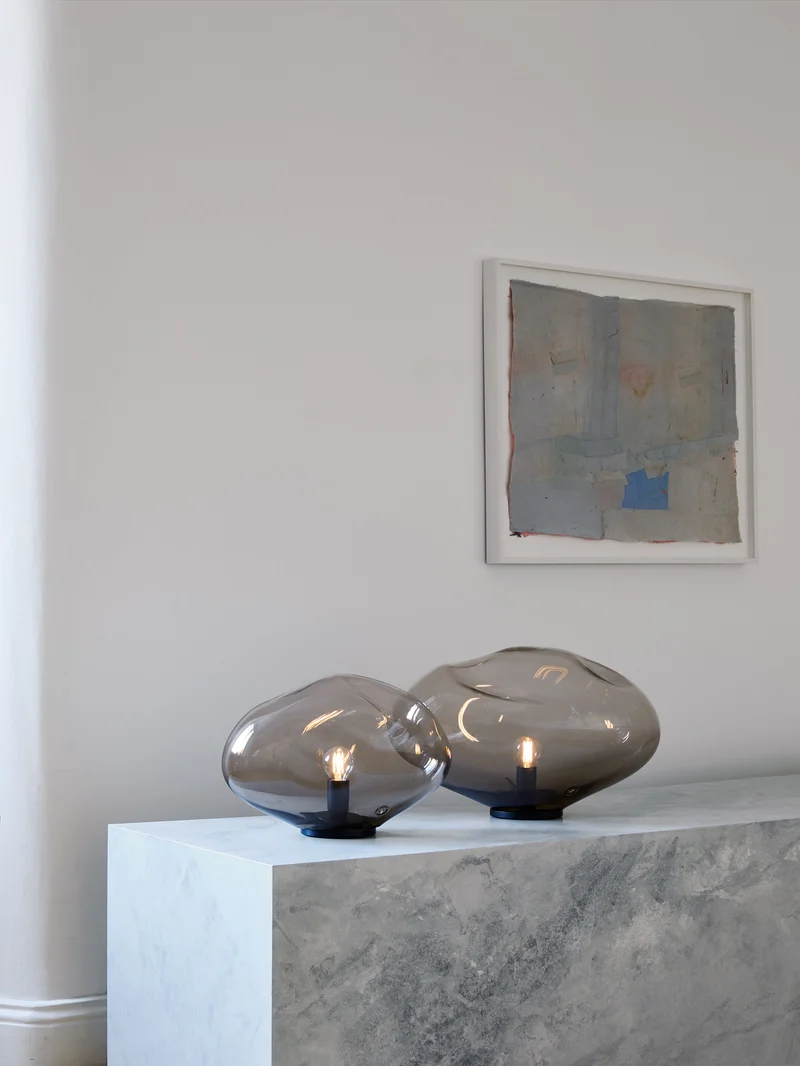 HAUMEA AMORPH Crystal table lamp - size S (L: 26cm), M (L: 32cm), L (L: 40cm), XL (L: 47cm)