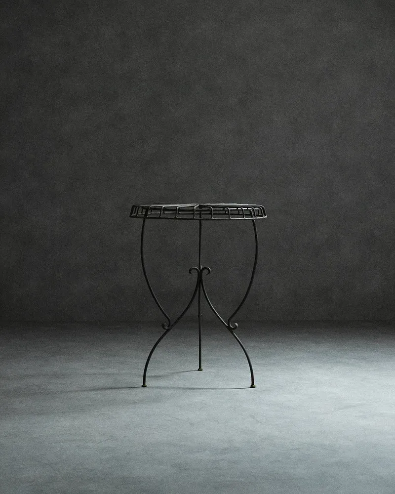 Spine Chair and Table in the Style of André Dubreuil