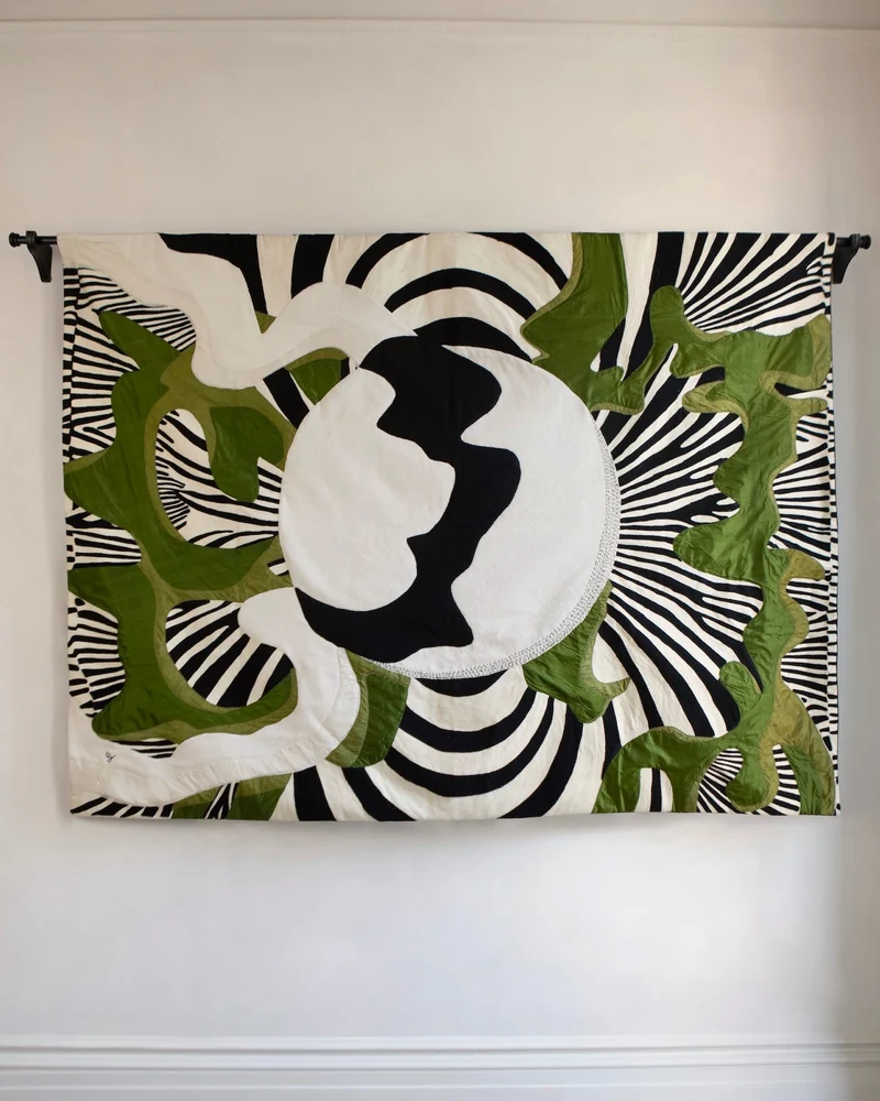 Big Bang Hand Sewn Silk Tapestry