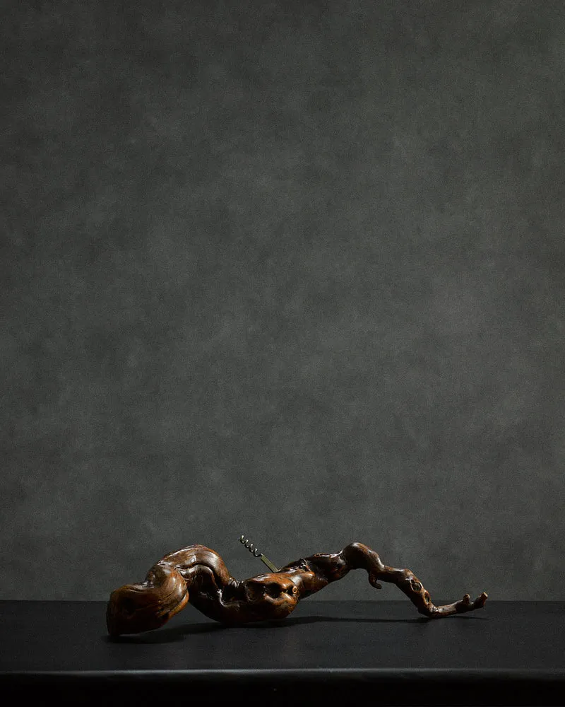 oversized vine root corkscrew