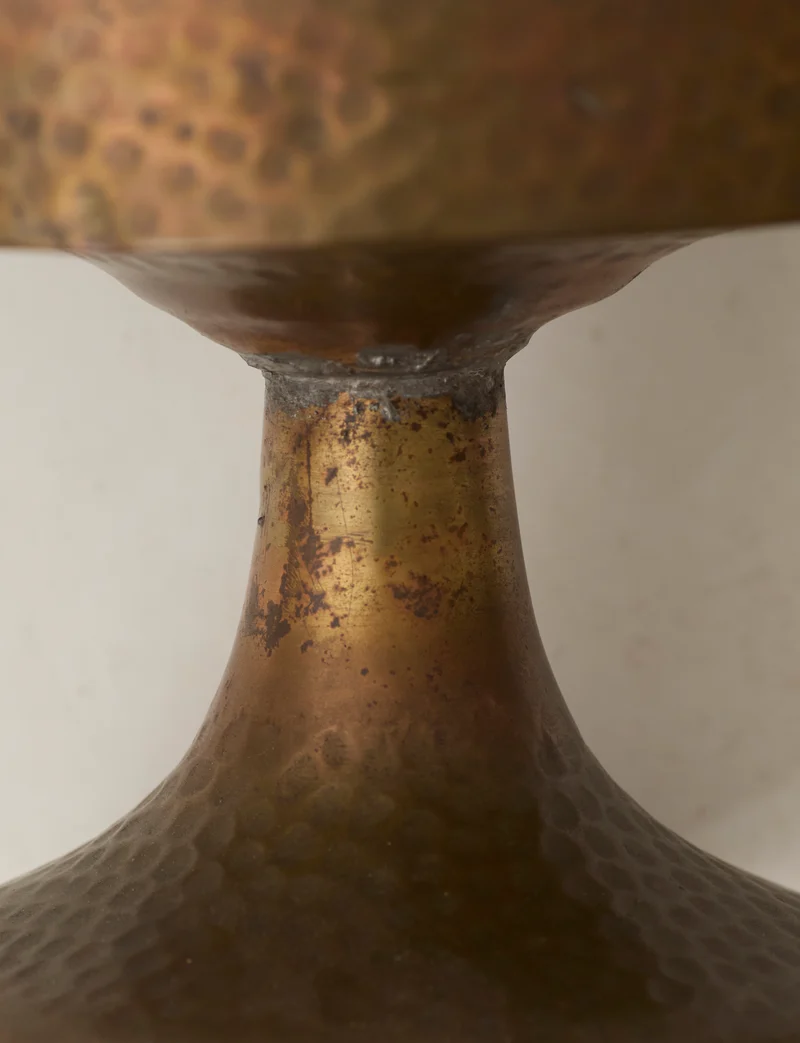 Metal Pedestal Bowl