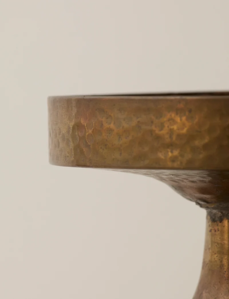 Metal Pedestal Bowl