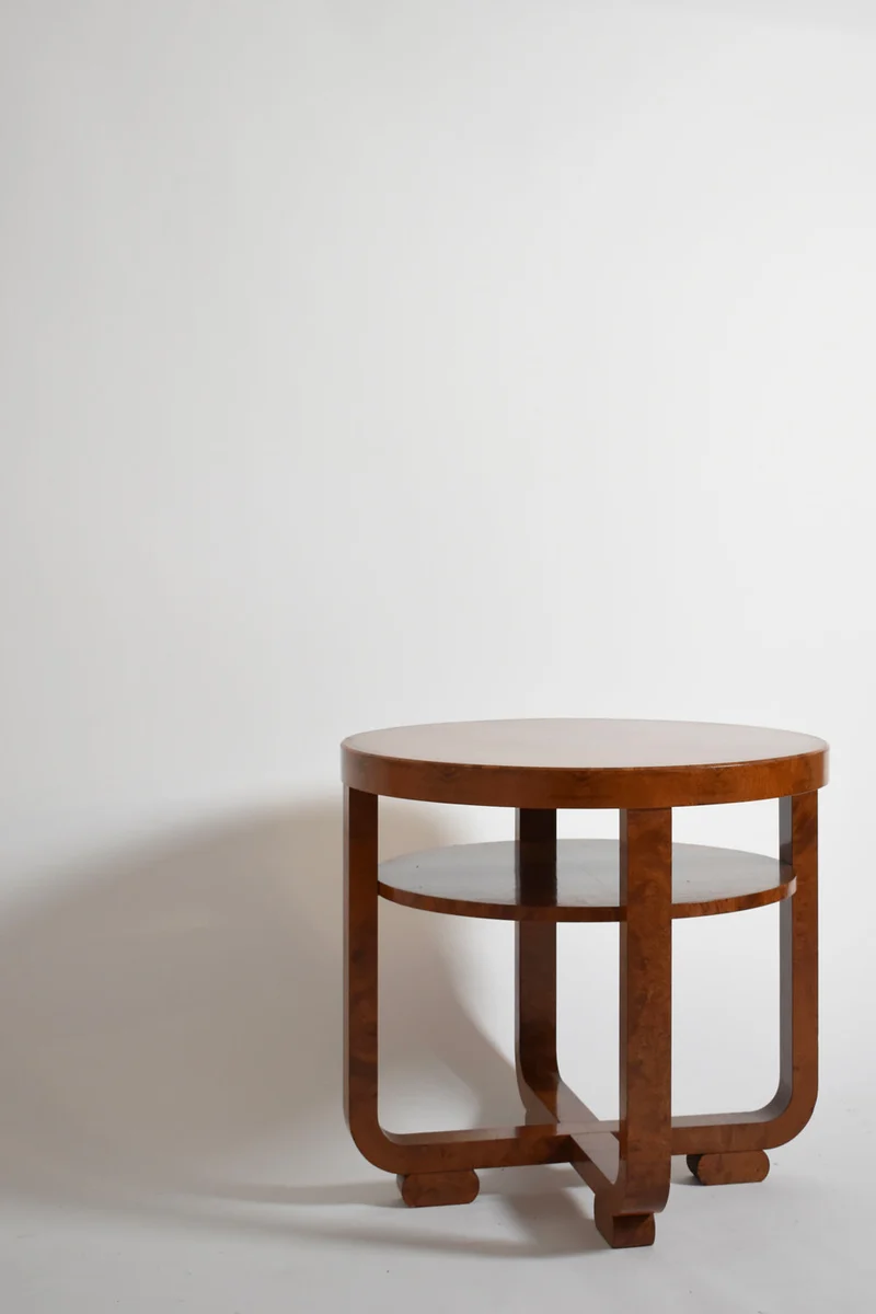Art Deco Pedestal Table, 1920s