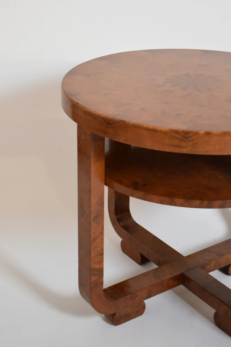 Art Deco Pedestal Table, 1920s