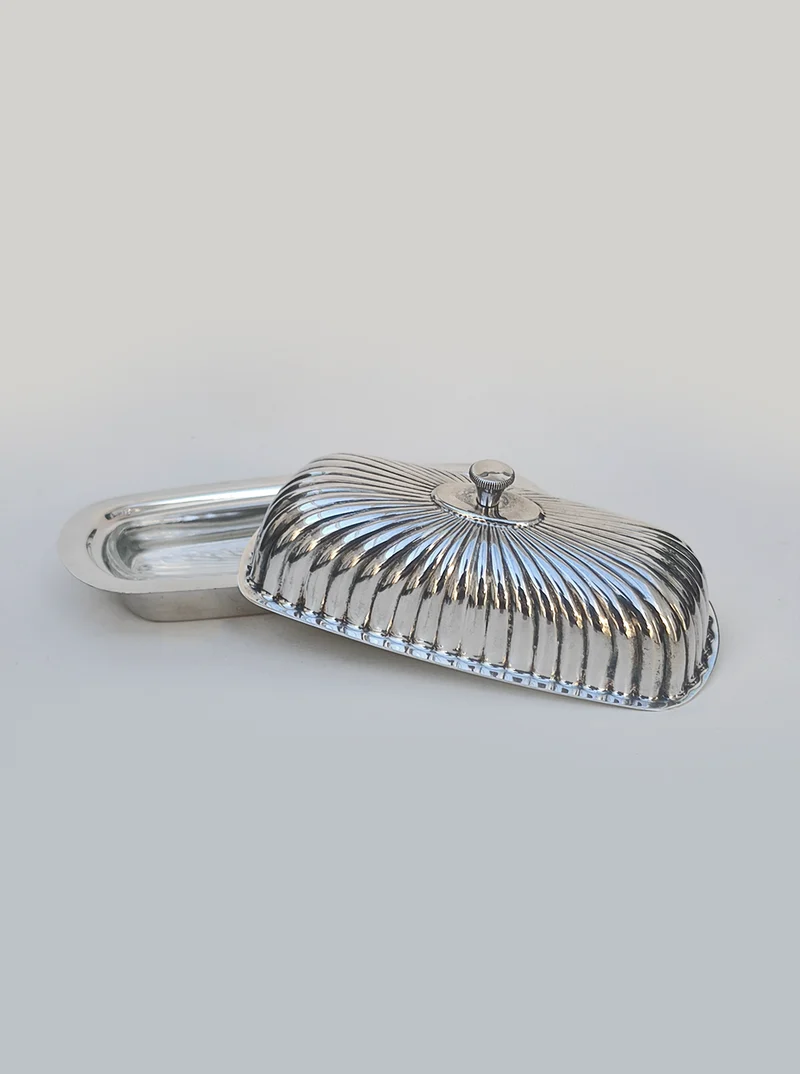 Silver-plated Butter Dish