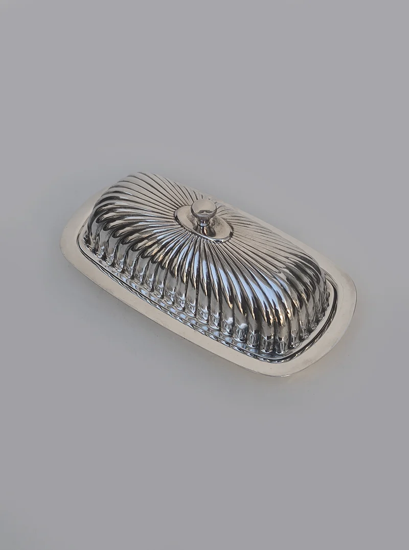 Silver-plated Butter Dish