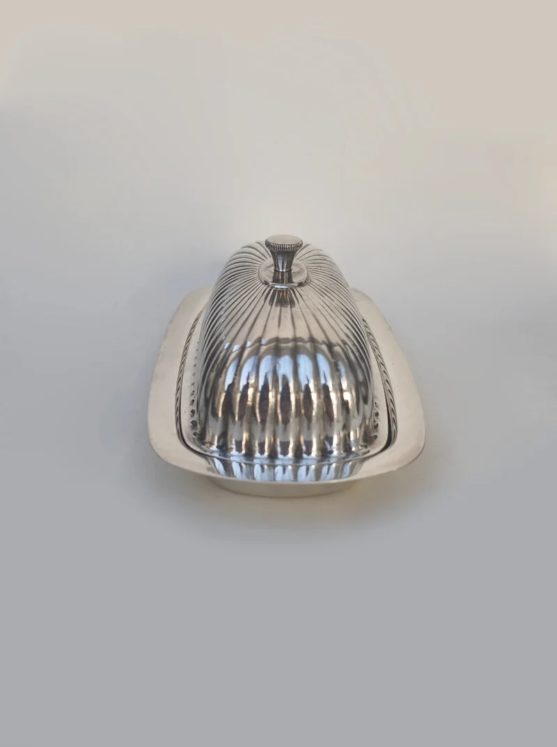 Silver-plated Butter Dish