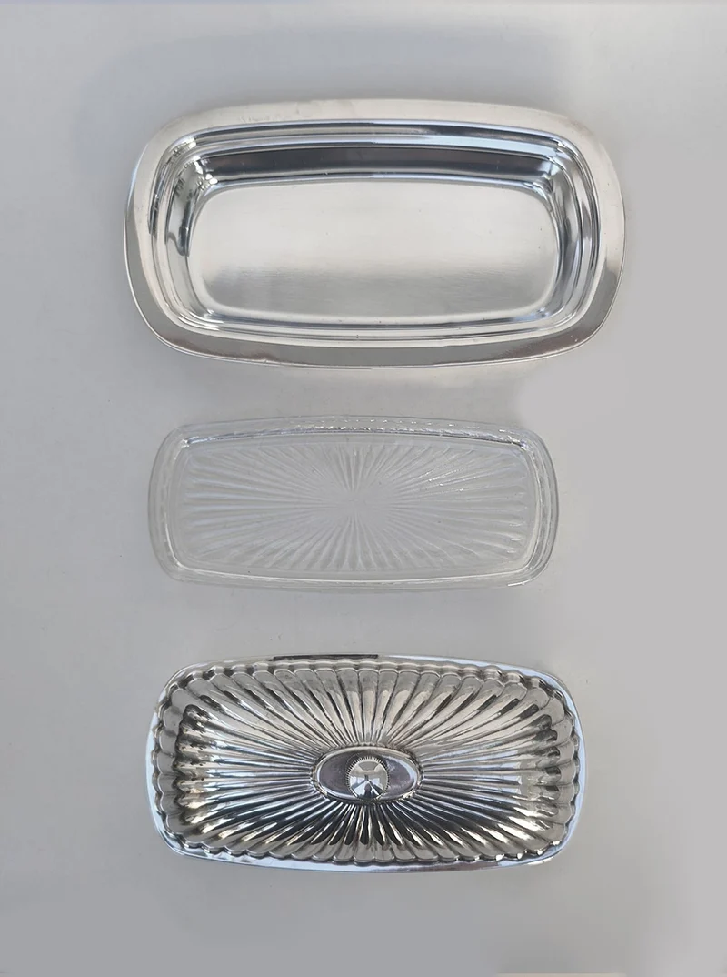 Silver-plated Butter Dish