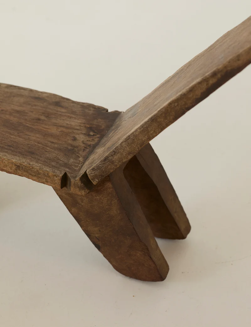West African Monoxyle Lobi / Stargazer Chair, C. 1950