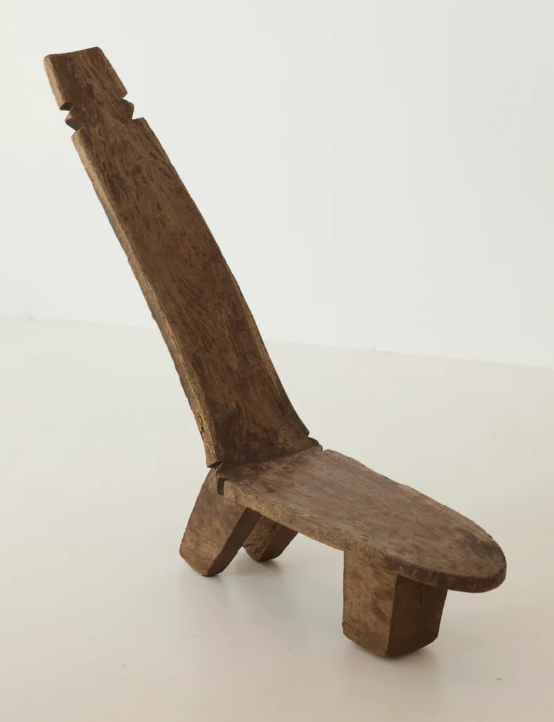 West African Monoxyle Lobi / Stargazer Chair, C. 1950
