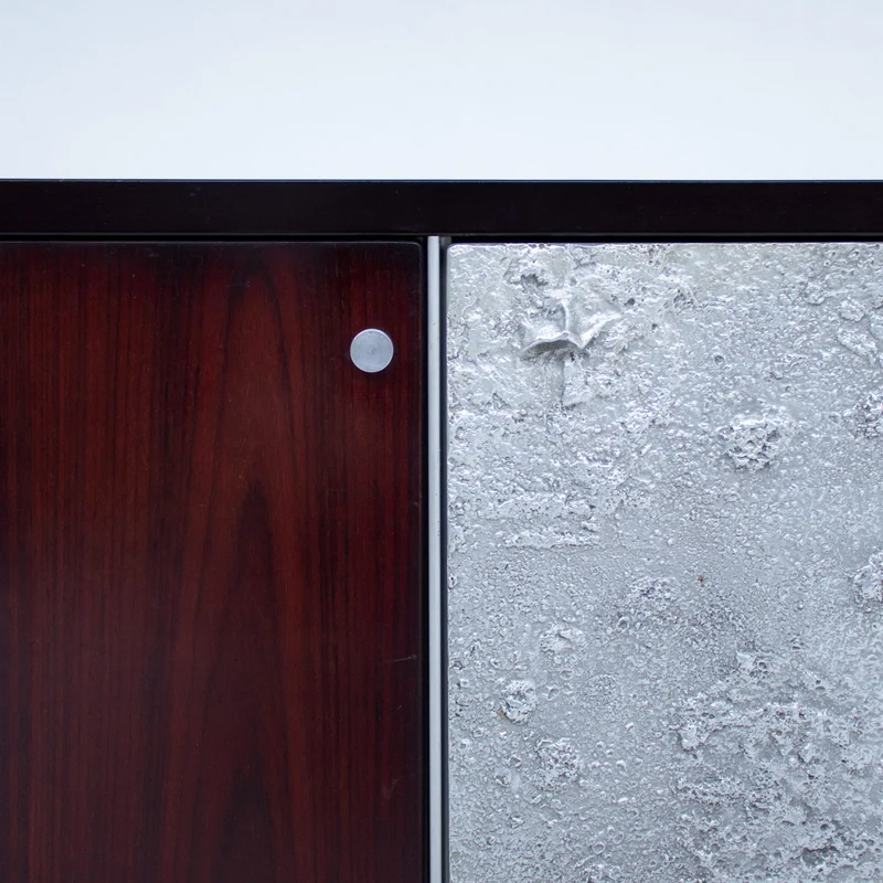 Modern Italian Sideboard/Cabinet in Wood and Metal