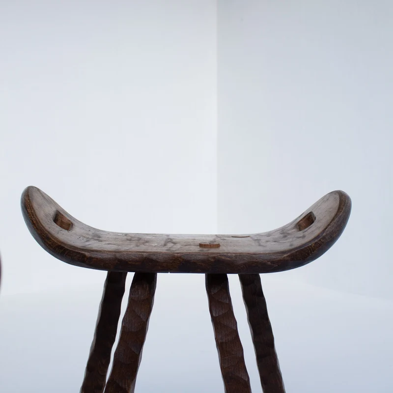 Set of Brutalist stools