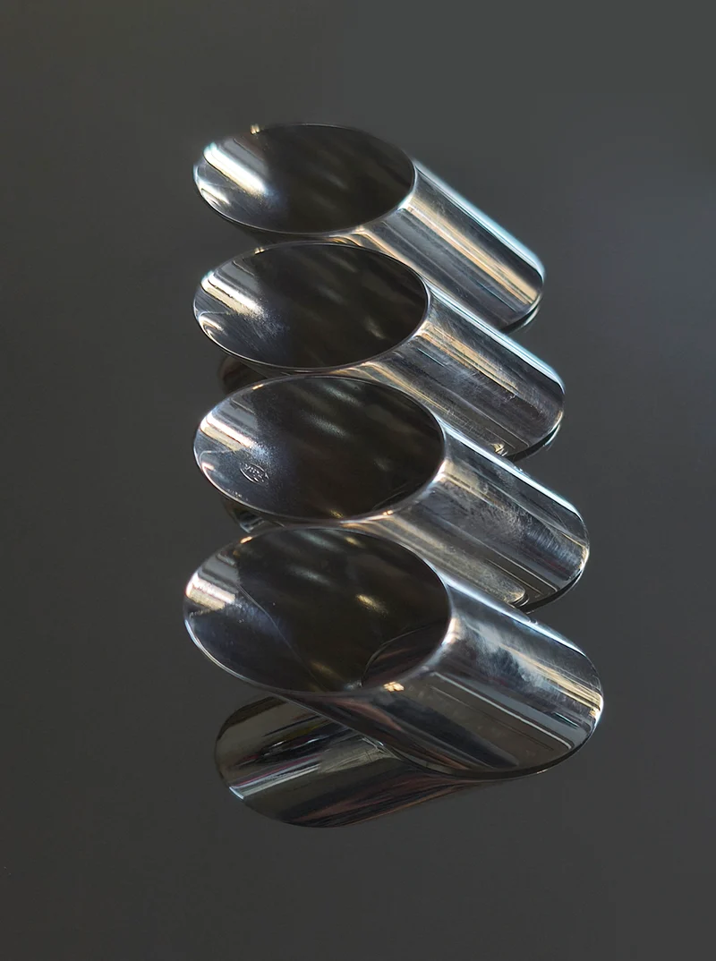 Set of 4 Silver-plated Napkin Rings