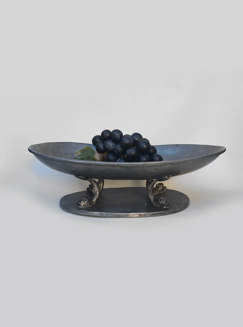 Large Pewter Fruit Cup