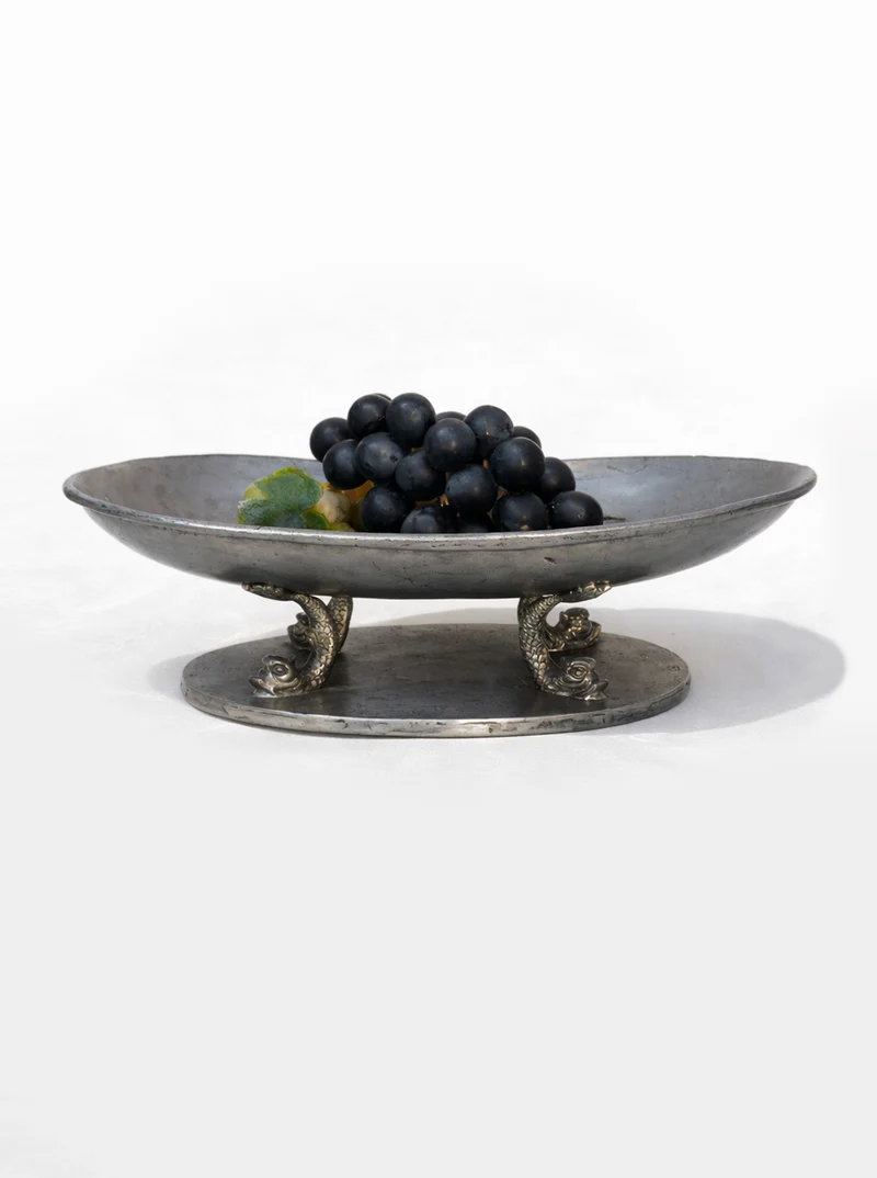 Large Pewter Fruit Cup