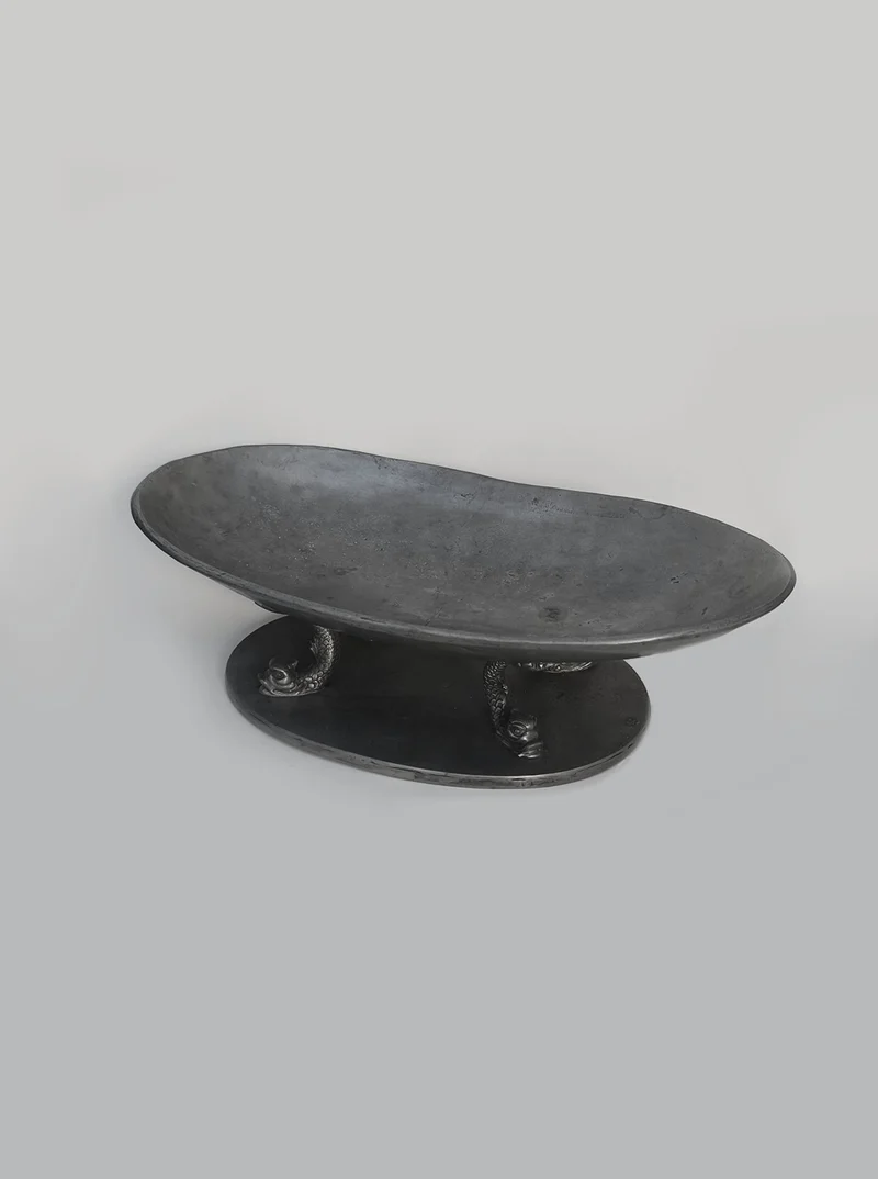 Large Pewter Fruit Cup