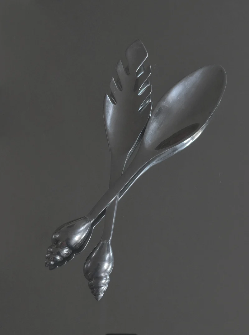 Shell Salad Cutlery Set