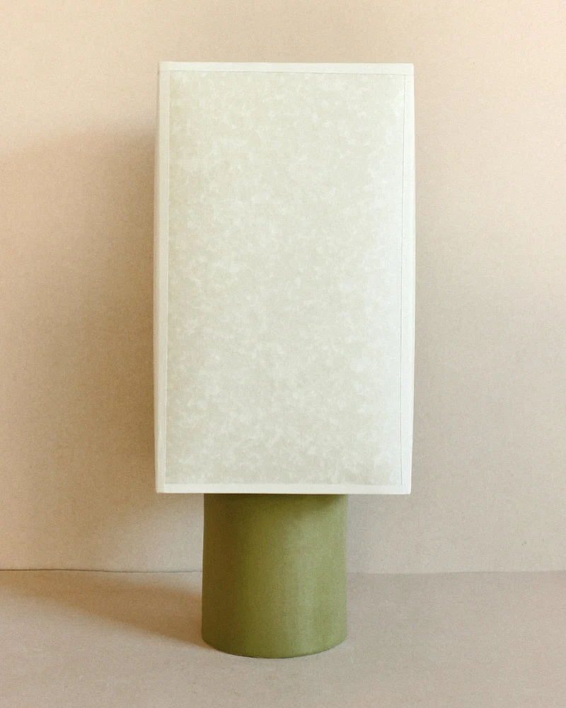 Pandora Stoneware Table Lamp (Wasabi)