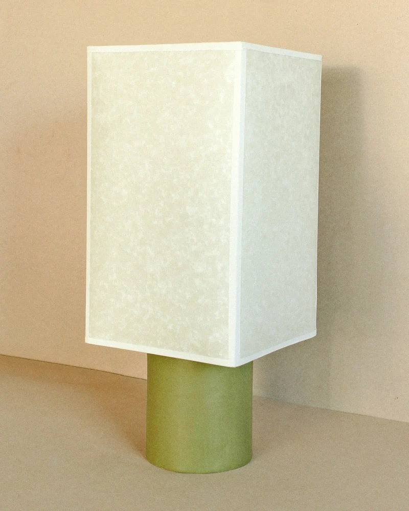 Pandora Stoneware Table Lamp (Wasabi)