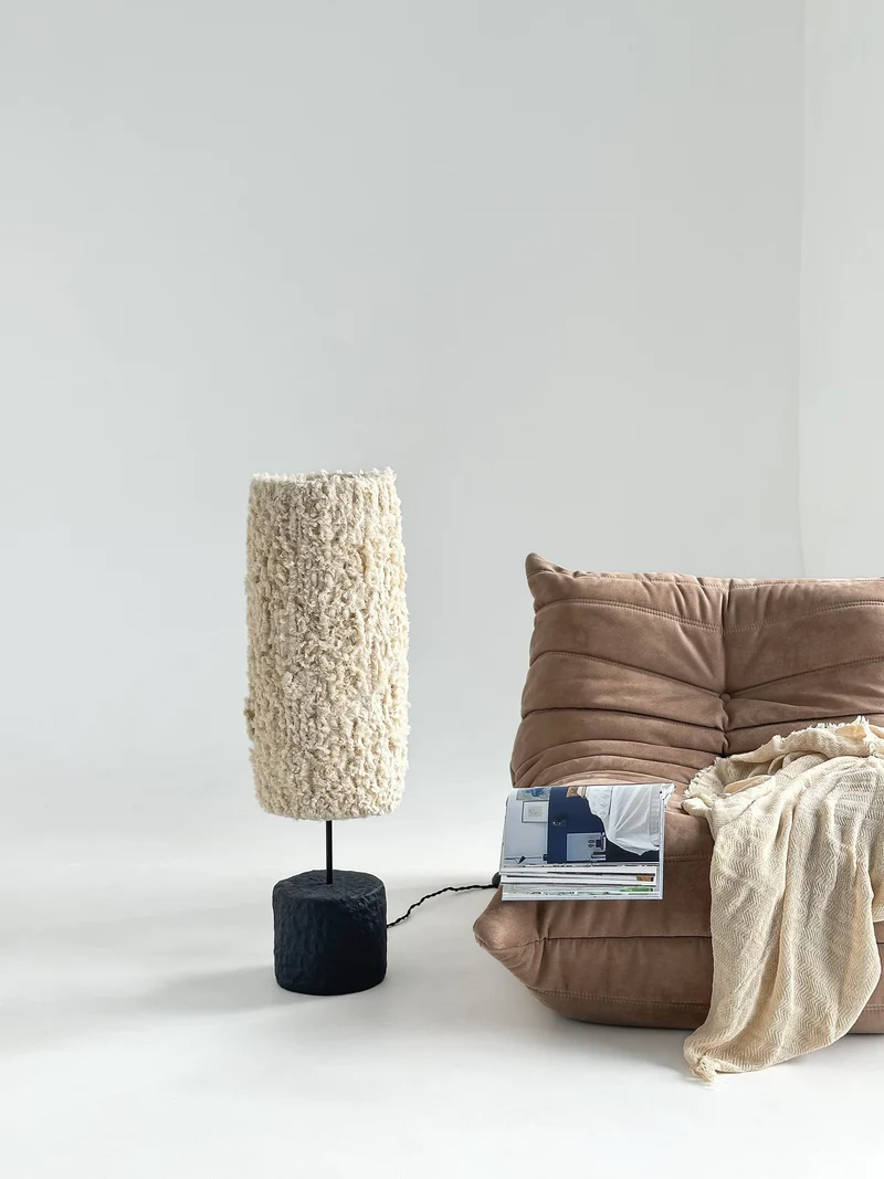 Bavo Sculptural Clay Floor Lamp
