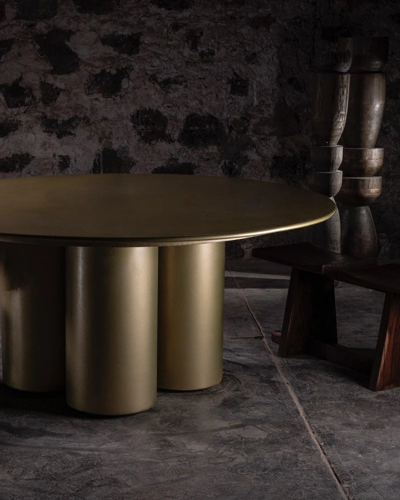 014 Steel Dining Table