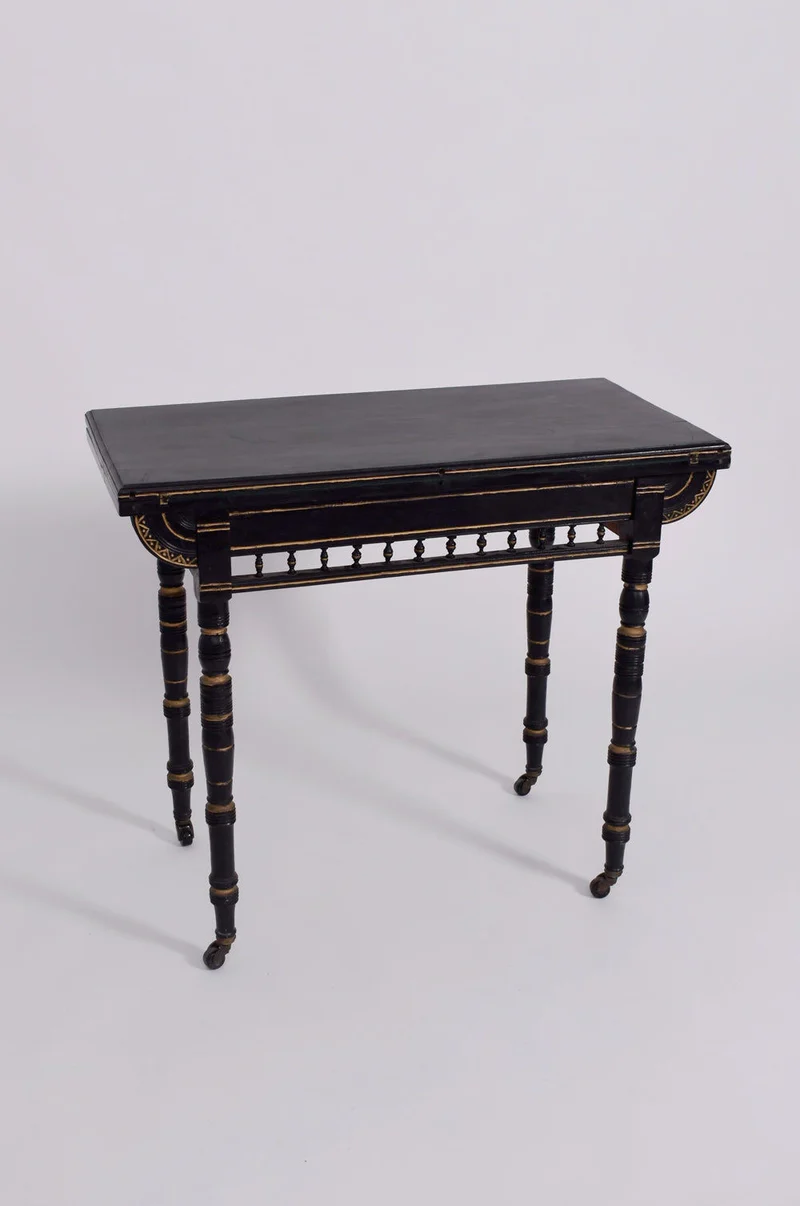 Godwin Style Ebonised Table, 19th c.