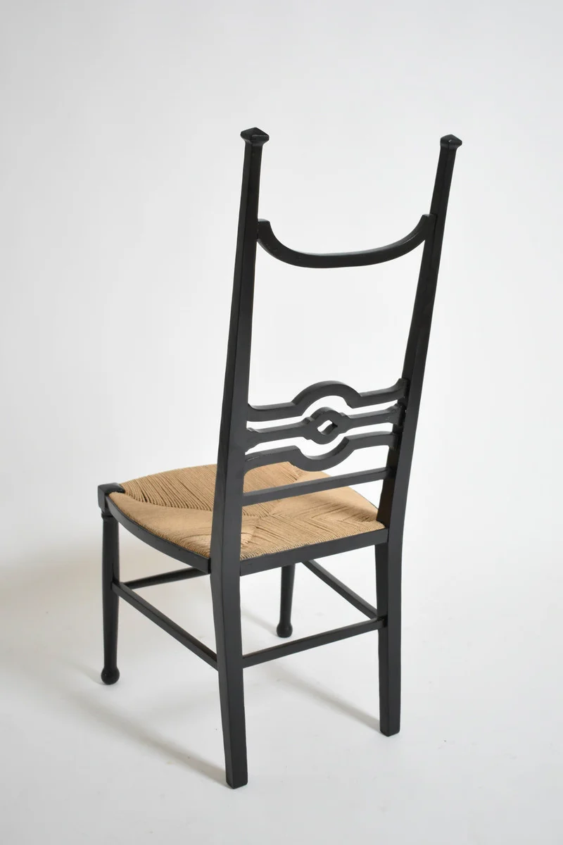 Arts & Crafts Ebonised Wood Chair, 1900s