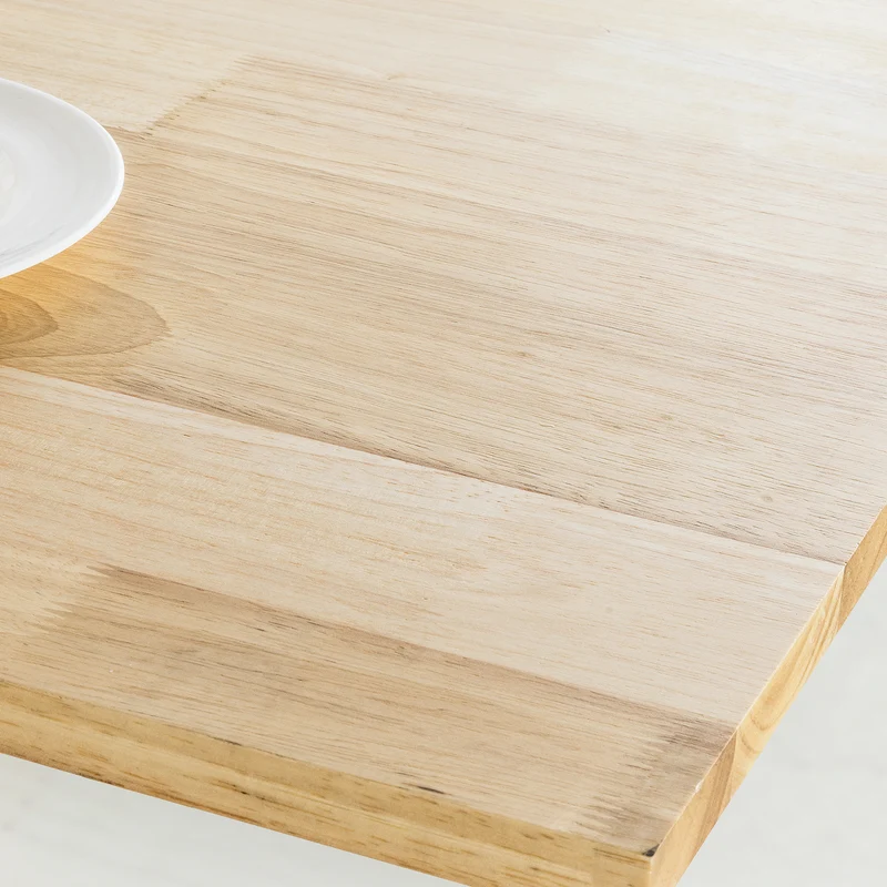 SoBuy FWT70-N Table Pliante en Bois d'Hévéa – 98×60 cm, 3 Étagères, Naturel