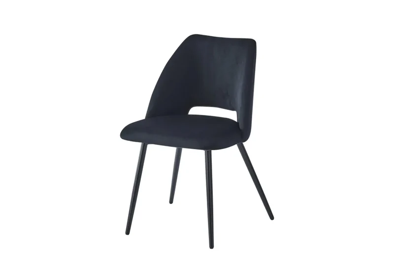 Table à manger et chaises bois noir - Joy
