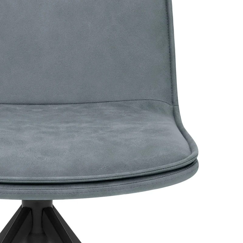 Chaise Faux Cuir - Genesis Bleu