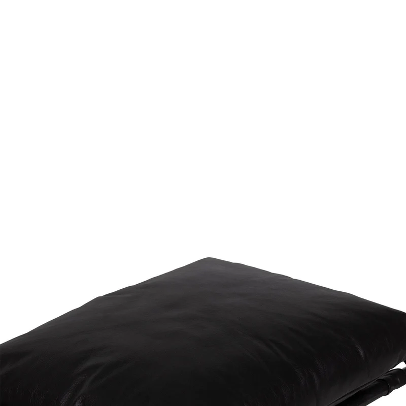 Damo pouf noir | Cuir