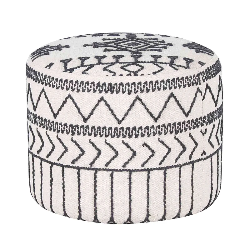 Pouf tribal 45 cm de haut