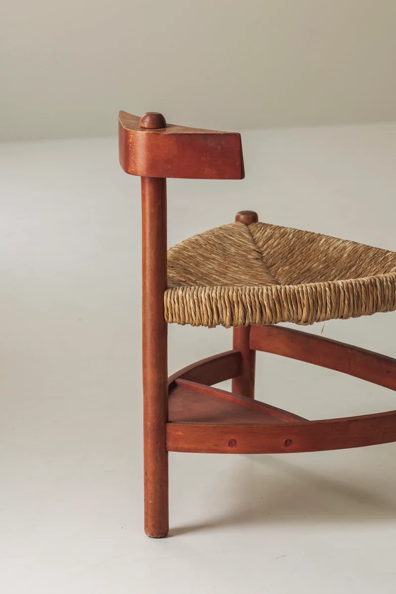 Dutch Sculptural Accent Chair, attributed to Wim den Boon, 1960s