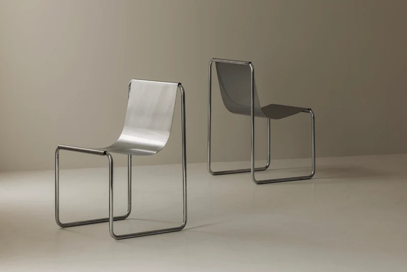 Very rare set of four dining chairs by Patrick Gingembre, France 1960s
