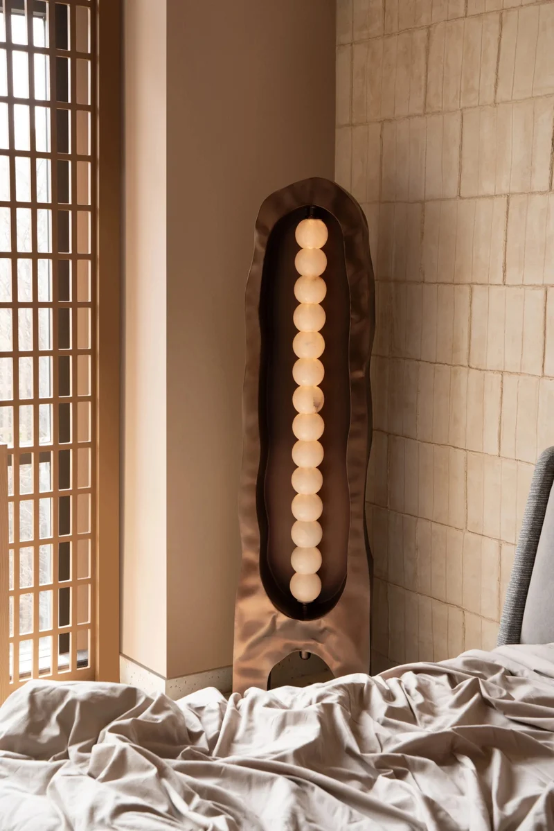 Stainless Steel Floor Lamp - Sigil Tower