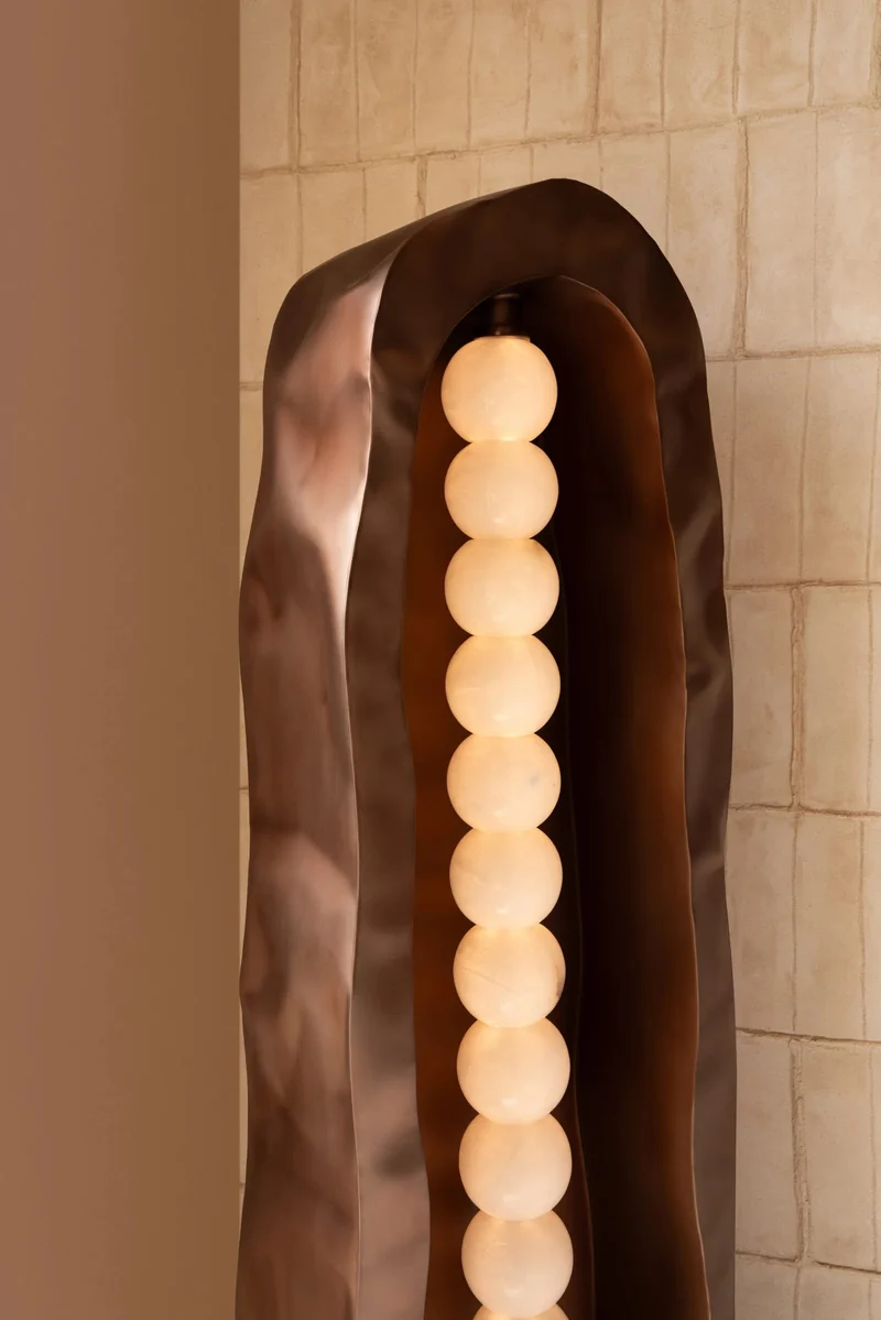 Stainless Steel Floor Lamp - Sigil Tower