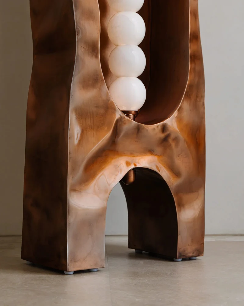 Stainless Steel Floor Lamp - Sigil Tower