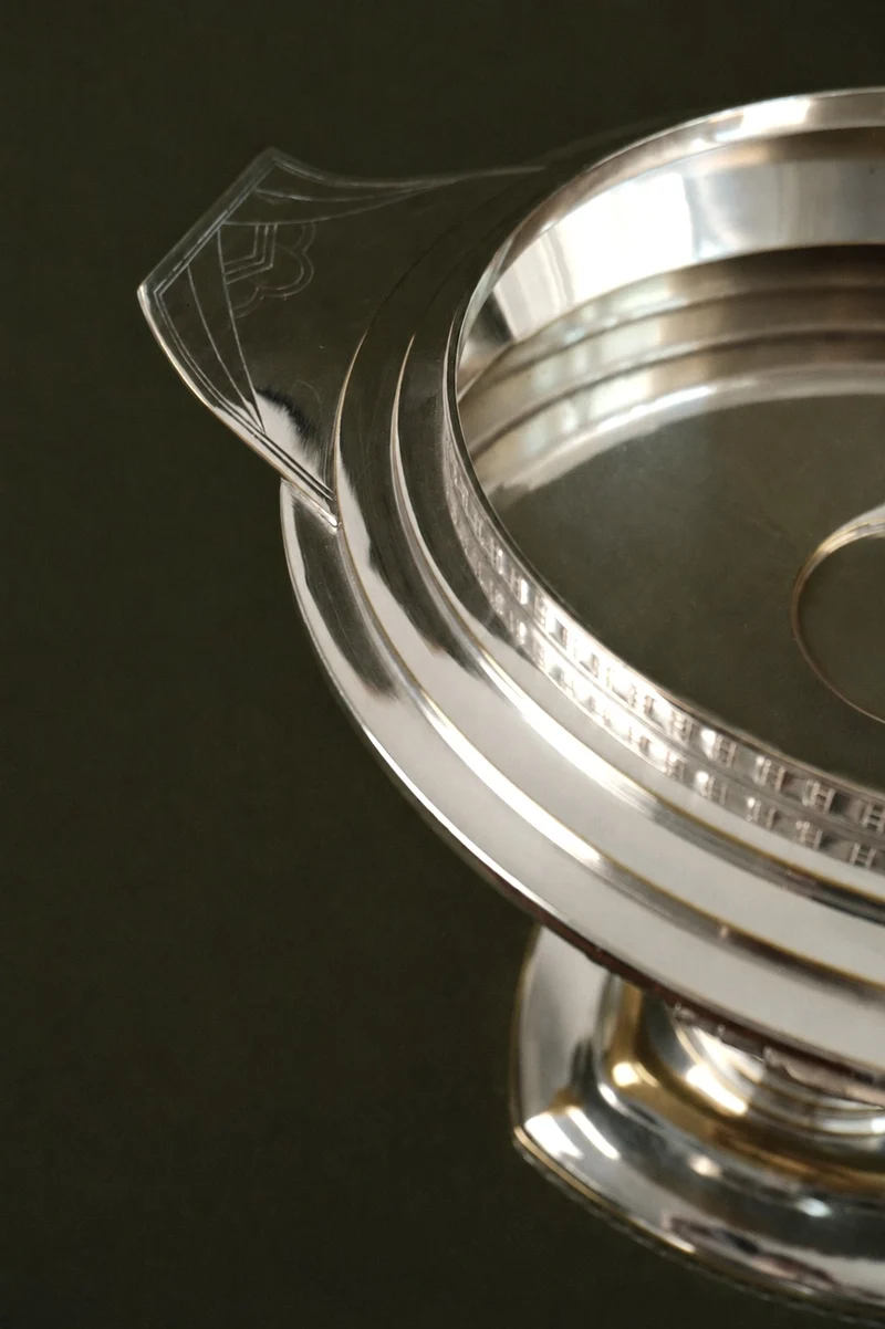 Art Deco Silver-Plated Bowl