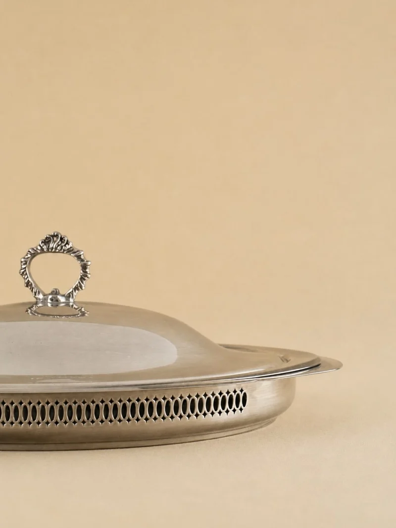Silver-Plated Covered Serving Dish