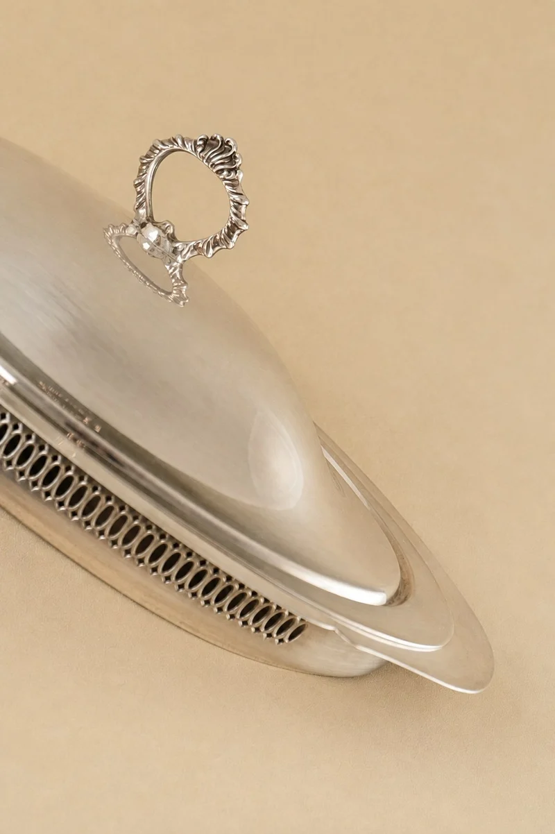 Silver-Plated Covered Serving Dish