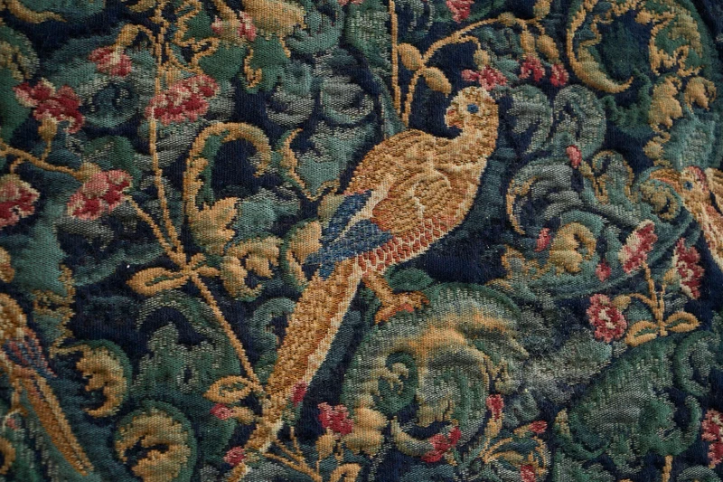 Mid-Century Wall Tapestry with Birds, Belgium, 1960s