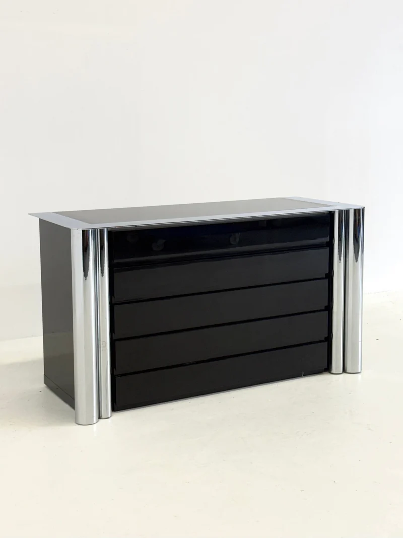 Black sideboard by Antonello Mosca for Cinova