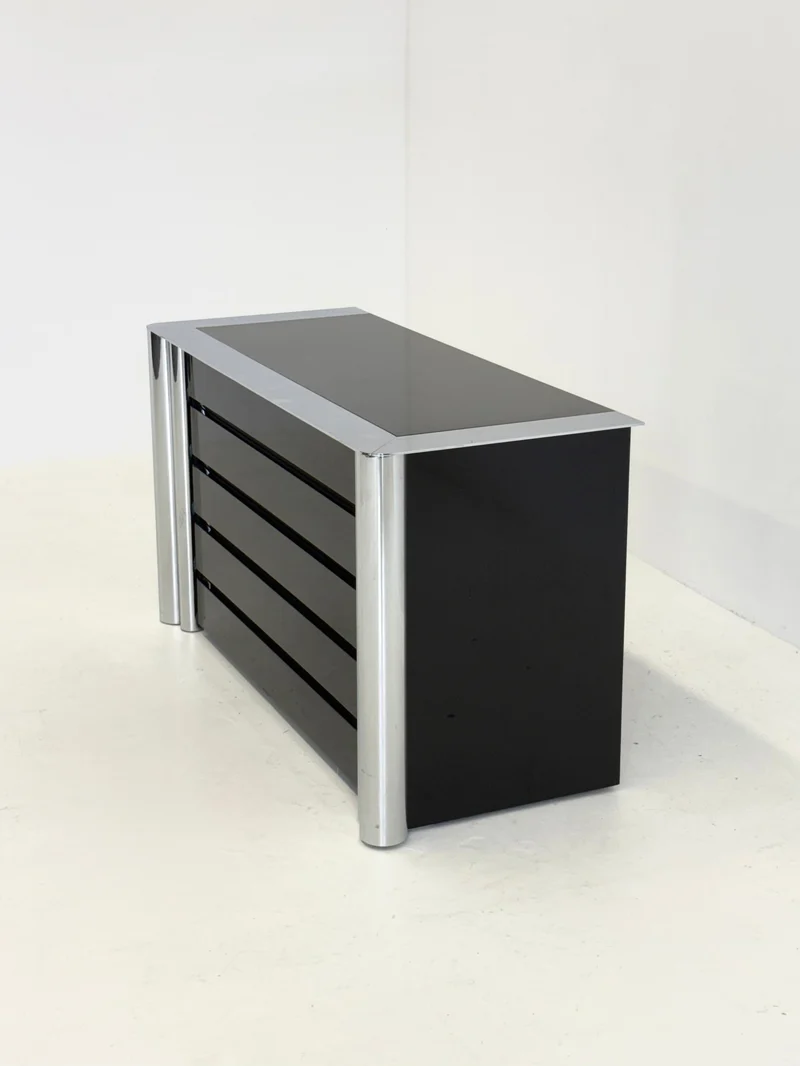Black sideboard by Antonello Mosca for Cinova