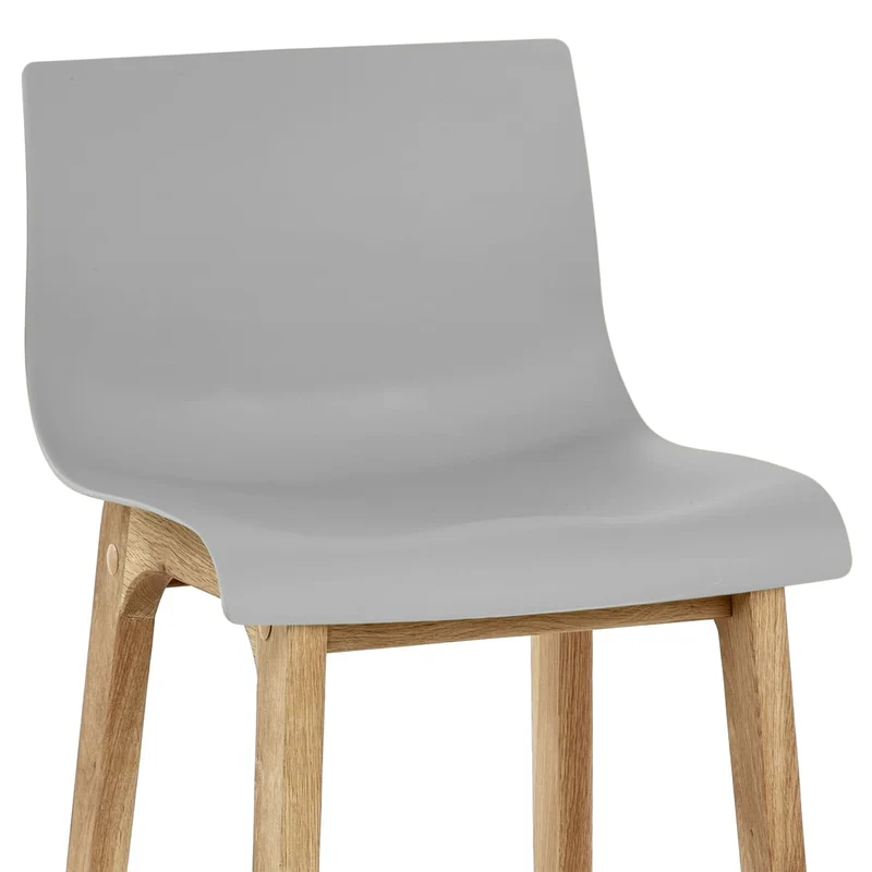 Tabouret de Bar Résine Bois - Haut Drift Gris