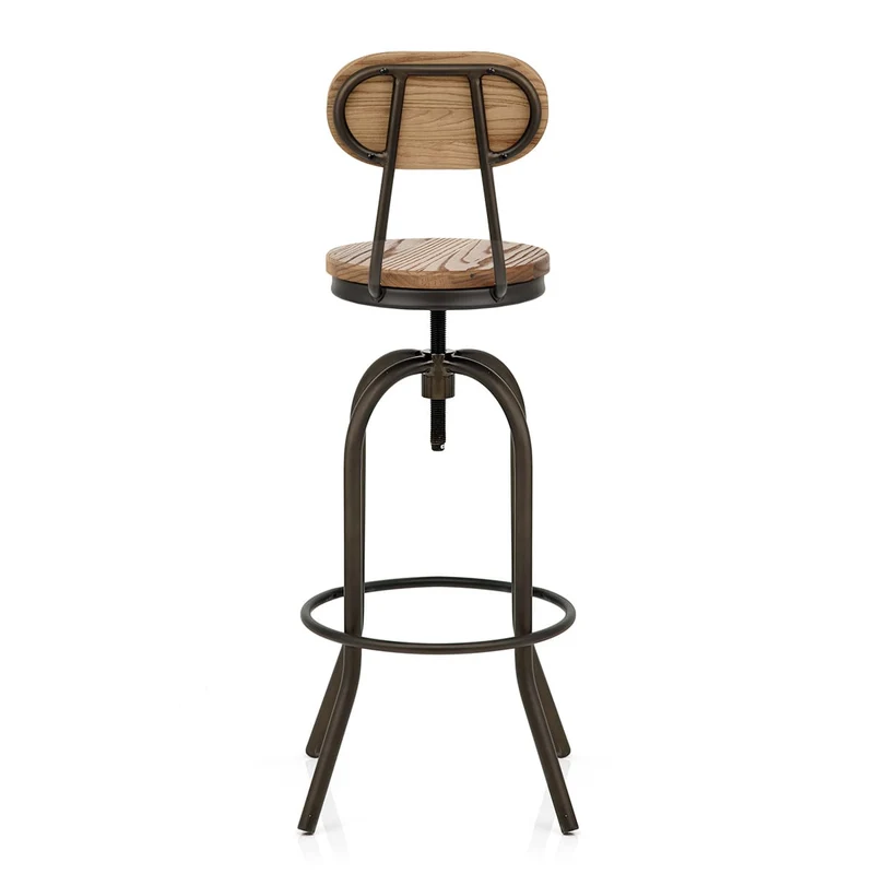 Tabouret de Bar Bois Clair - Vintage Swivel Bois