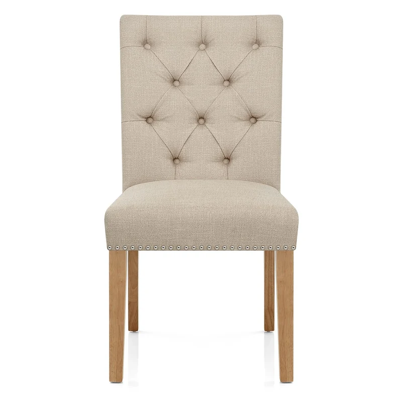 Chaise Bois Tissu - Barrington Crème