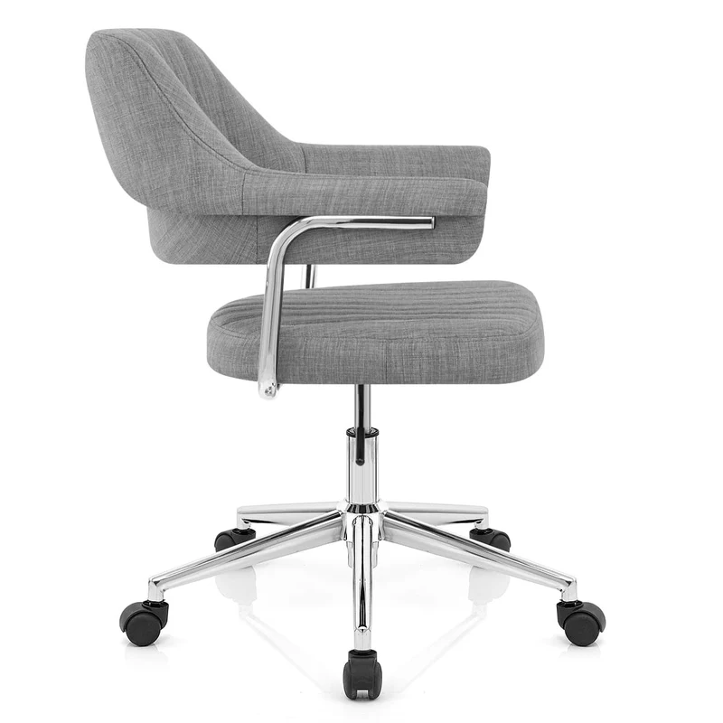 Chaise de Bureau Tissu - Skyline Gris