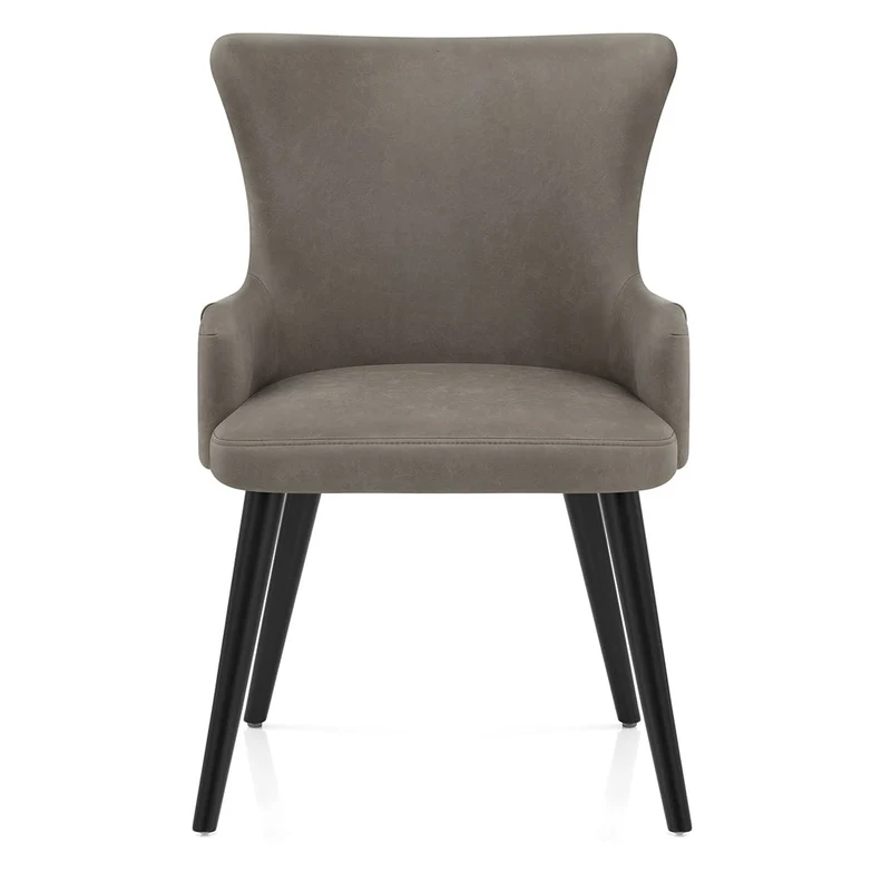Chaise Faux Cuir - Diablo Gris