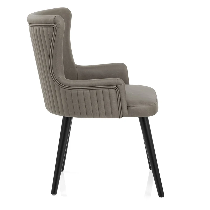 Chaise Faux Cuir - Diablo Gris